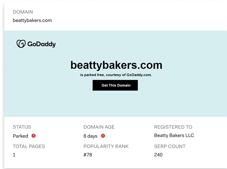Domain Intelligence